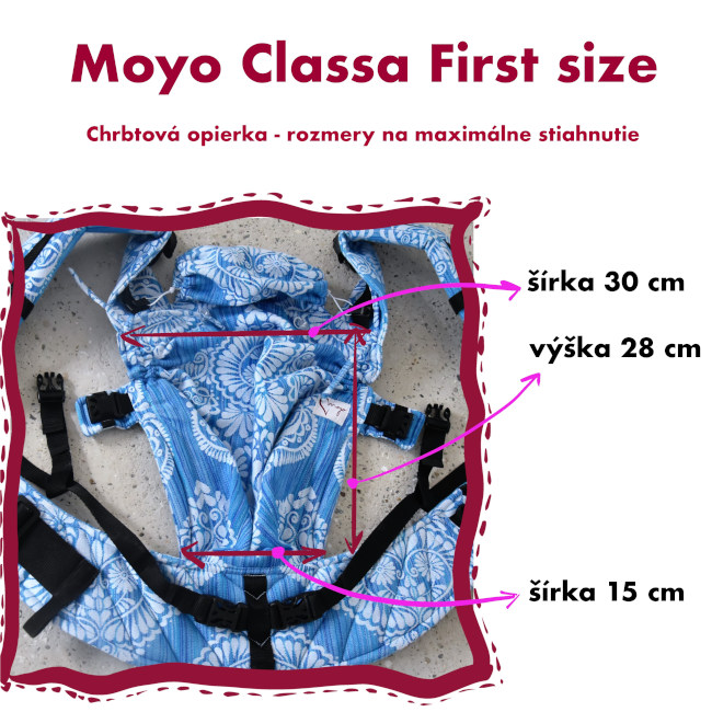 Rozmery nosiča Moyo Classa First size